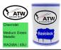 Preview: Chevrolet, Medium Green Metallic, WA248A / 45U: 500ml Lackdose, von ATW Autoteile West.